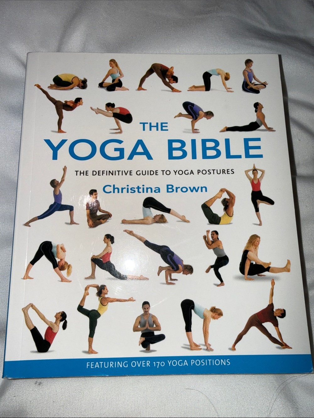 Christina Brown The Yoga Bible - White & Blue Cover